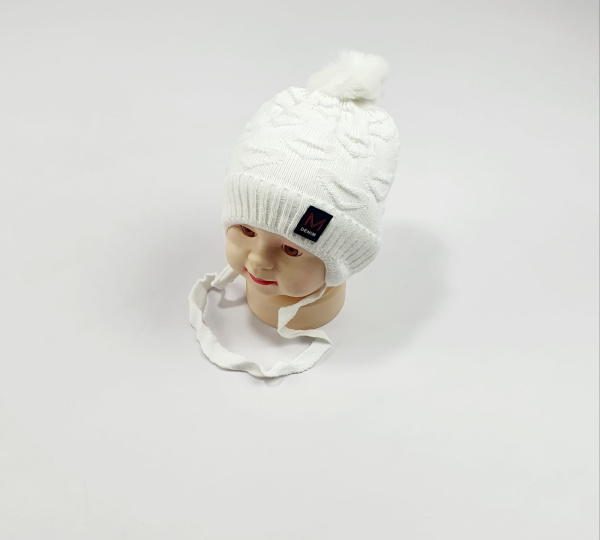 Шапка малютка арт.1017 (белый)